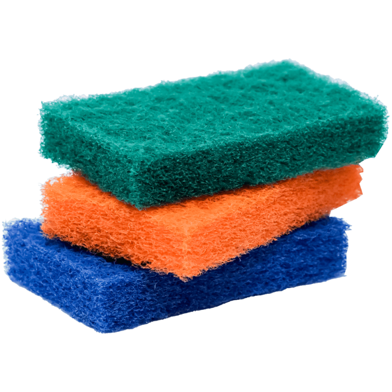 Bureti vase fibra abraziva grosi 11x7x2cm 3 buc multicolor bucatarie curatare grasime rezistenti Kanglilai